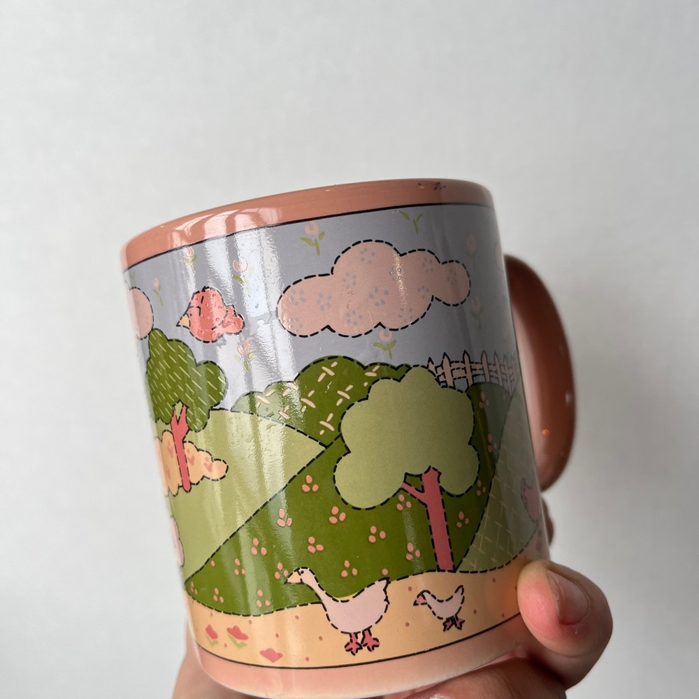 3/$30 🌟 Vintage Cottagecore Pastel Landscape Mug - Picture 4 of 7